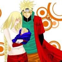 Naruto and Shion and their baby